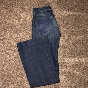 7 For All Mankind Dojo Flare Jeans
